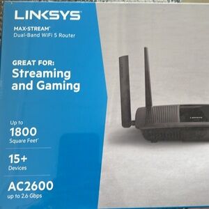 Linksys Max-Stream Dual-Band WiFi 5 Router